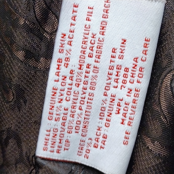 Anne Kline genuine lambskin trench coat. SzL-XL - Picture 6 of 17